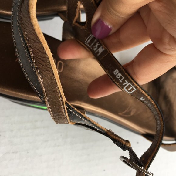 Munro american metallic‎ bronze Sandals Low Heel - Picture 4 of 6